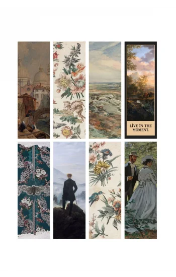 Art01  8li Ayraç Seti- Art  Hediyelik Kitap Ayracı 8 adet!