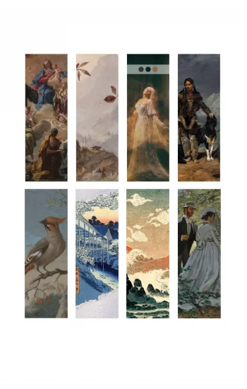 Art02  8li Ayraç Seti- Art  Hediyelik Kitap Ayracı 8 adet!