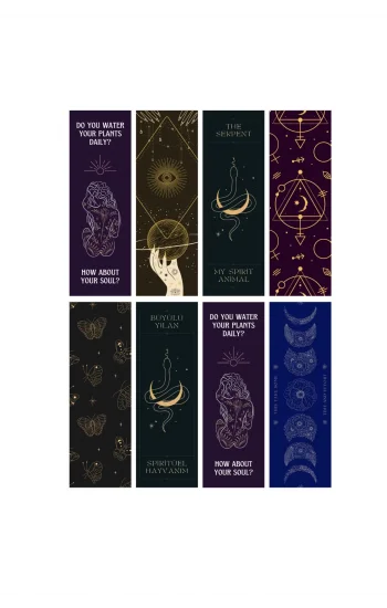 Astroloji  8li Ayraç Seti 01- Astroloji  Hediyelik Kitap Ayracı 8 adet!