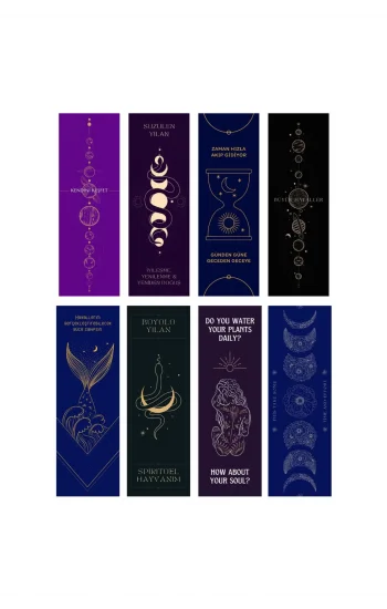 Astroloji  8li Ayraç Seti- Astroloji  Hediyelik Kitap Ayracı 8 adet!