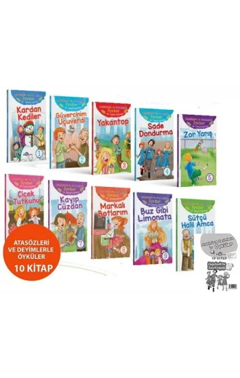Atasözleri ve Deyimlerle Öyküler 10 Kitap Set