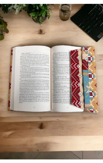 Ayarlanabilir Kitap Kılıfı - Otantik Anatolian Kitap Koruyucu Kılıf - Su Geçirmez Yıkanabilir Kumaş