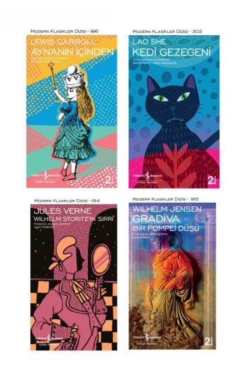 Aynanın Içinden + Kedi Gezegeni + Wilhelm Storitzin Sırrı + Gradiva – Bir Pompei Düşü- 4 Kitap Set