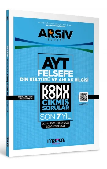 AYT Din Kültürü / Felsefe Konu Konu Çıkmış Sorular Son 7 Yıl