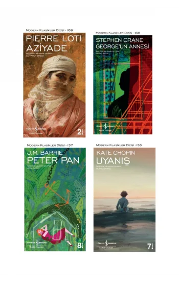 Aziyade + Georgeun Annesi + Peter Pan + Uyanış- 4 Kitap Set - Iş Bankası Özel Set Aziyade Kitabı
