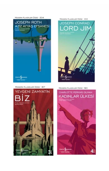 Aziz Ayyaş Efsanesi + Lord Jim + Biz + Kadınlar Ülkesi- 4 Kitap Set - Iş Bankası Özel Set Aziz Ayyaş