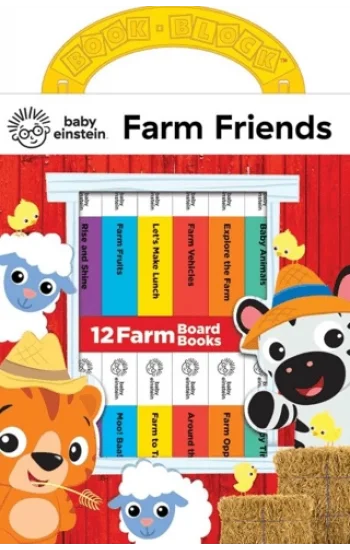 Baby Einstein: Farm Animals My First Library 12 Board Book Set