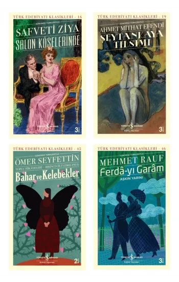 Bahar Ve Kelebekler + Ferda-yı Garam + Salon Köşelerinde + Şeytankaya Tılsımı- 4 Kitap Set