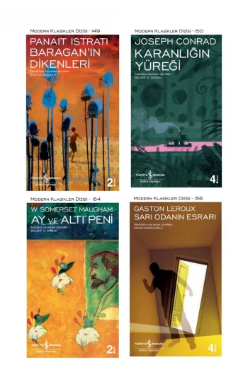 Baraganin Dikenleri + Karanlığın Yüreği + Ay Ve Altı Peni + Sarı Odanın Esrarı- 4 Kitap Set