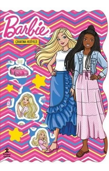 Barbie Bol Bol Boya - Bol Bol Yapıştır Boyama Kitabı - Çıkartma Hediyeli!