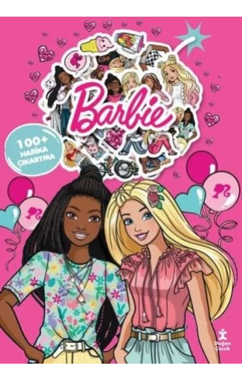 Barbie Boyama Kitabı Çıkartma Bombası 100 + Harika Çıkartma