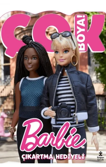 Barbie Çok Boya Çıkartmalı Dev Boyama Kitabı