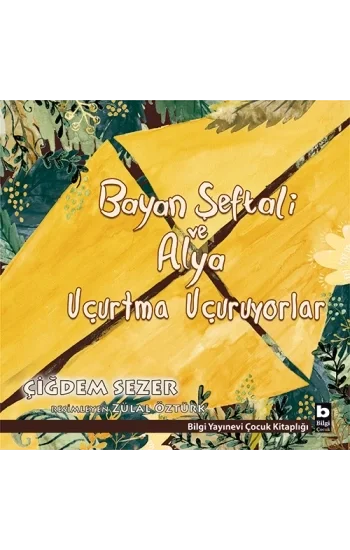 Bayan Şeftali ve Alya Uçurtma Uçuruyorlar