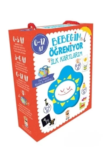 Bebeğim Öğreniyor - Erken Öğrenmeyi Hızlandıran Kartlar (0-12 Ay)