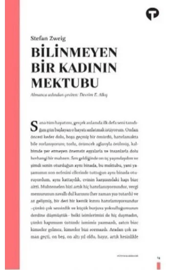 Bilinmeyen Bir Kadının Mektubu