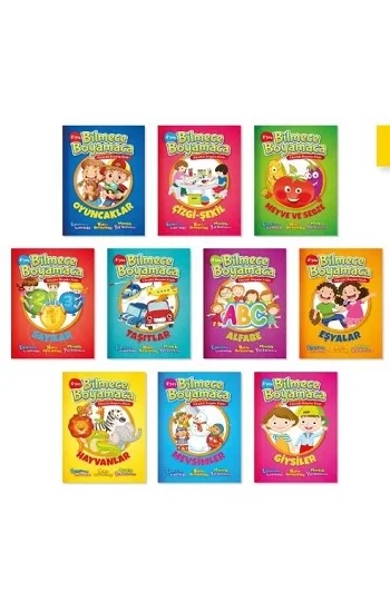 Bilmece Boyamaca (10 Kitap Takım)