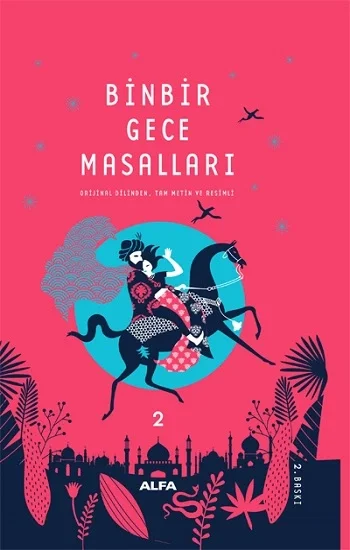 Binbirgece Masalları -2 Tam Metin Resimli (Ciltli)