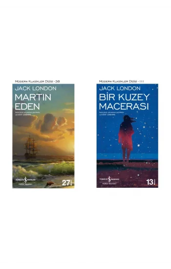 Bir Kuzey Macerası + Martin Eden- 2 Kitap Set - Iş Bankası Özel Set Bir Kuzey Macerası Kitabı