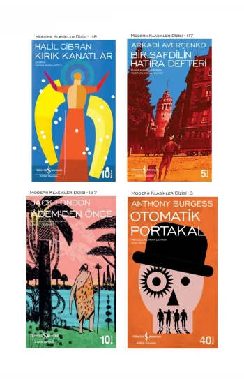 Bir Safdilin Hatıra Defteri + Kırık Kanatlar + Ademden Önce + Otomatik Portakal- 4 Kitap Set