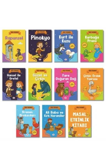 Bir Varmış Seti (10 Kitap +1 Aktivite Takım)