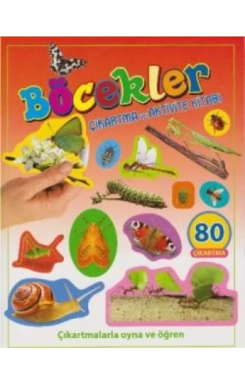 Böcekler-Çıkartma ve Aktivite Kitabı