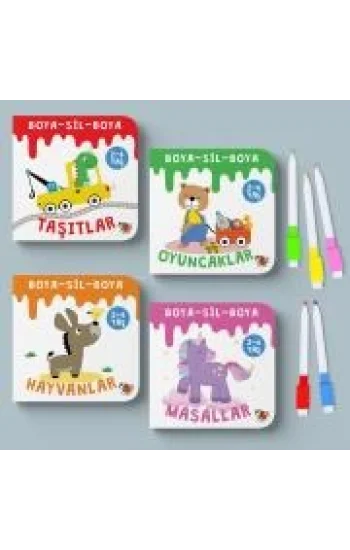 Boya-Sil-Boya (4 Kitap Set)