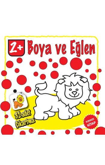 Boya ve Eğlen Kırmızı Kitap