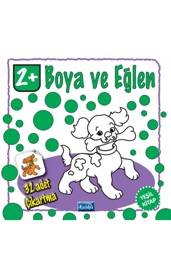 Boya ve Eğlen Yeşil Kitap