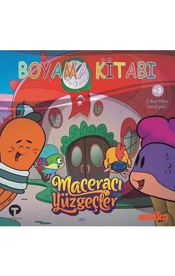 Boyama Kitabı - Maceracı Yüzgeçler 4 (Ciltli)