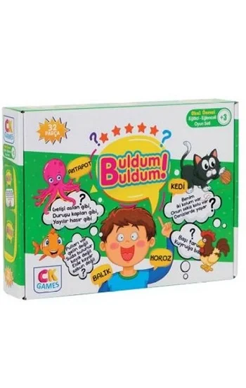 Buldum Buldum Okul Öncesi Oyun Seti