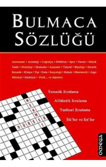 Bulmaca Sözlüğü