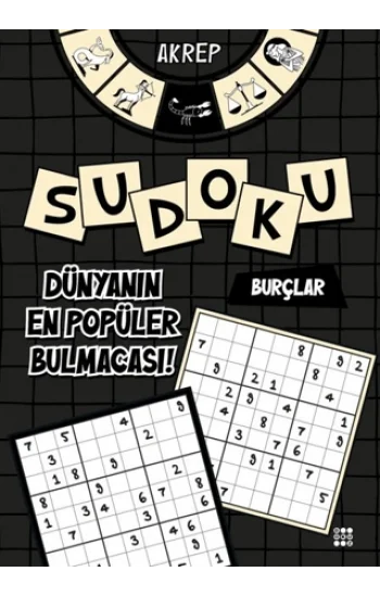 Burçlar Sudoku - Akrep (Kalem Hediyeli)