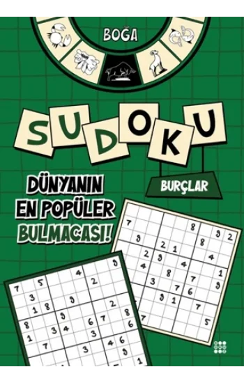 Burçlar Sudoku - Boğa (Kalem Hediyeli)