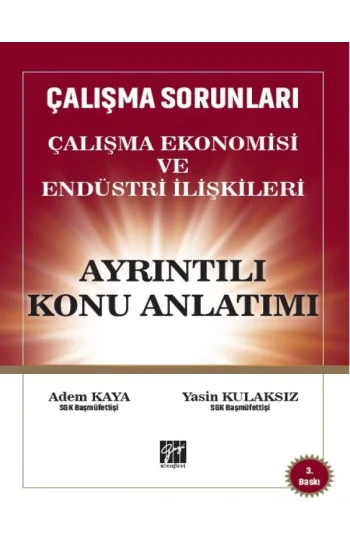 Çalışma Ekonomisi ve Endüstri İlişkileri Konu Anlatımı