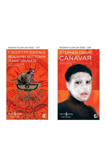 Canavar + Benjamin Buttonın Tuhaf Hikayesi- 2 Kitap Set - Iş Bankası Özel Set Canavar Kitabı
