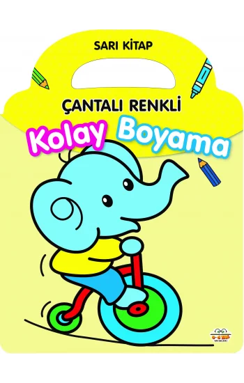 Çantalı Renkli Kolay Boyama - Sarı Kitap