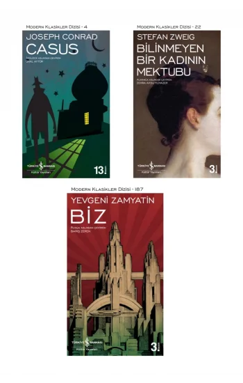 Casus + Bilinmeyen Bir Kadının Mektubu + Biz- 3 Kitap Set - Iş Bankası Özel Set Casus Kitabı