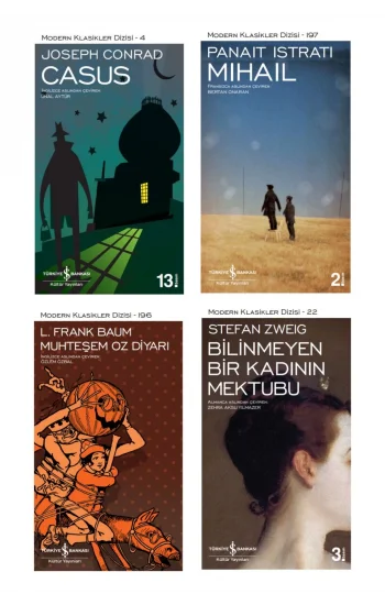 Casus + Mihail + Bilinmeyen Bir Kadının Mektubu + Bilinmeyen Bir Kadının Mektubu- 4 Kitap Set