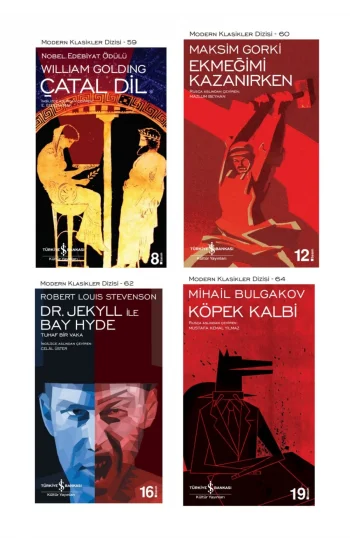 Çatal Dil + Ekmeğimi Kazanırken + Dr. Jekyll Ile Bay Hyde + Köpek Kalbi- 4 Kitap Set