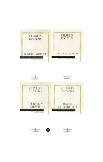 Charles Dickens 4 Kitap Set / Büyük Umutlar-bir Noel Şarkısı-ıki Şehrin Hikayesi - David Copperfield