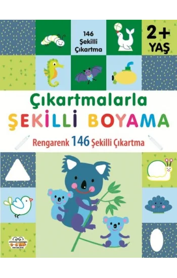 Çıkartmalarla Şekilli Boyama 2 Yaş Üstü