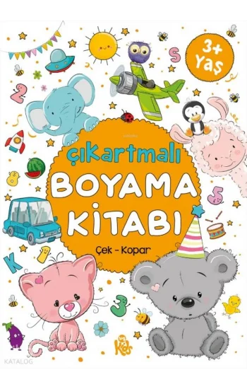 Çıkartmalı Boyama Kitabı 3 Yaş+