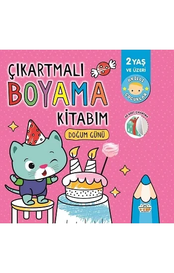 Çıkartmalı Boyama Kitabım-Doğum Günü