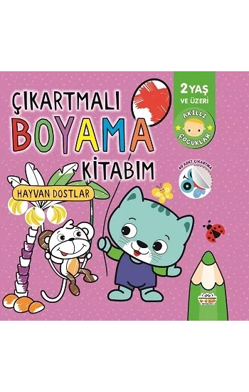Çıkartmalı Boyama Kitabım-Hayvan Dostlar