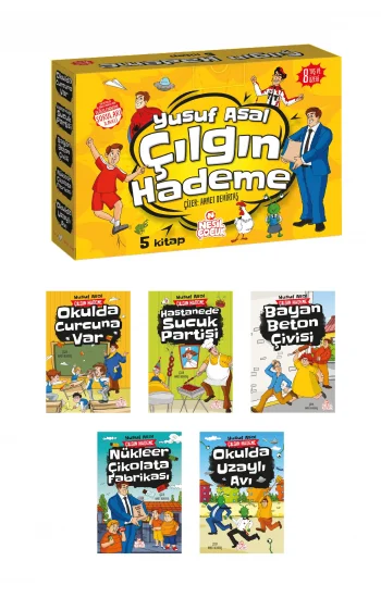 Çılgın Hademe Seti(5 Kitap+Soru Kitapçığı)