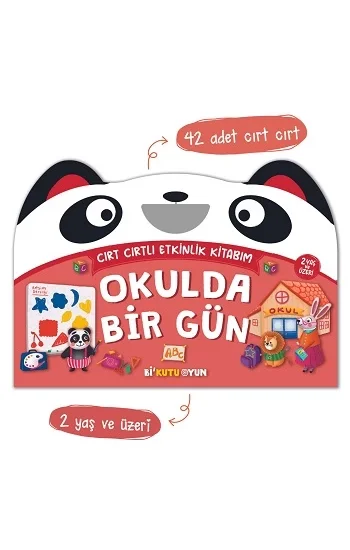 Cırt Cırtlı Etkinlik Kitabım – Okulda Bir Gün (2+ Yaş)