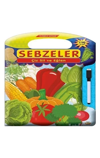 Çiz Sil Eğlen Sebzeler