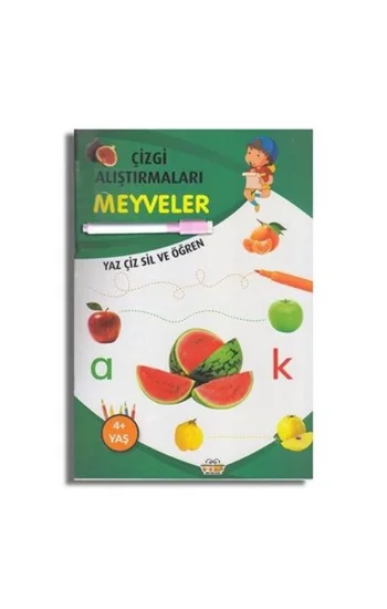 Çizgi Alıştırmaları Meyveler