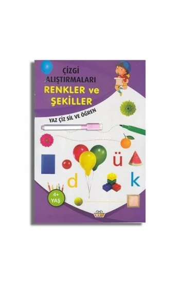 Çizgi Alıştırmaları Renkler ve Şekiller