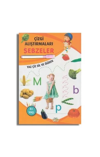 Çizgi Alıştırmaları Sebzeler